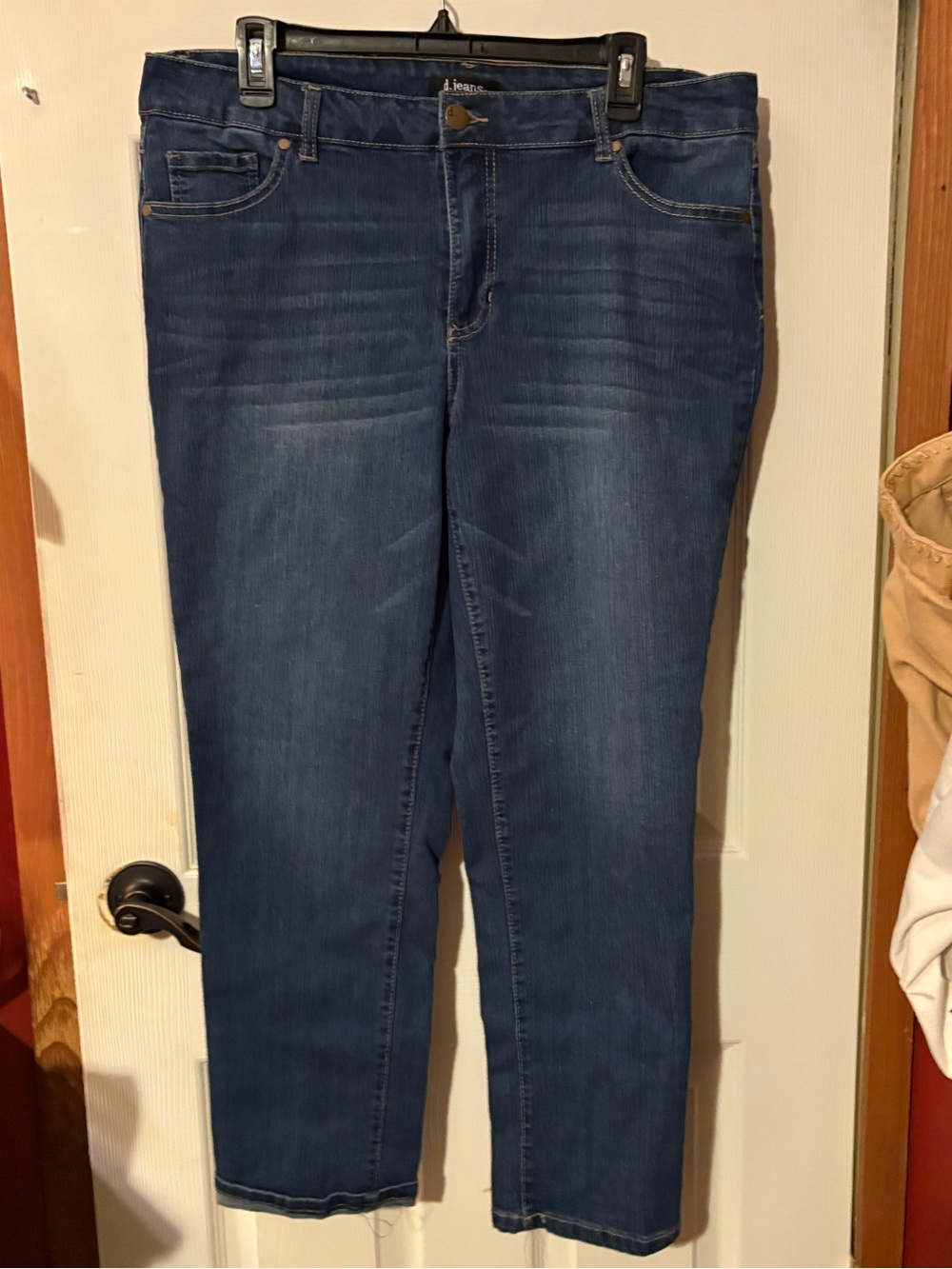 d. jeans Dark Blue Stretch Slim Jeans